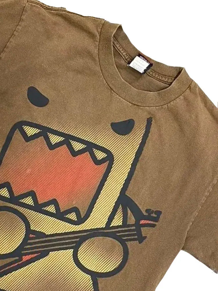 Kawaii Oversized Summer Trend Funny T-shirts Printed Versatile Couple