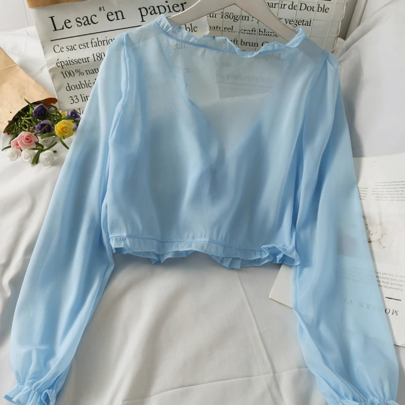 Women Thin Coat Casual Lace Bow Summer Sun Protection Clothes Female