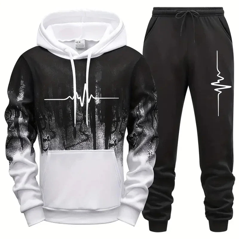 High Quality Men's Tracksuit Casual Jogging Men Versatile Sweatshirts