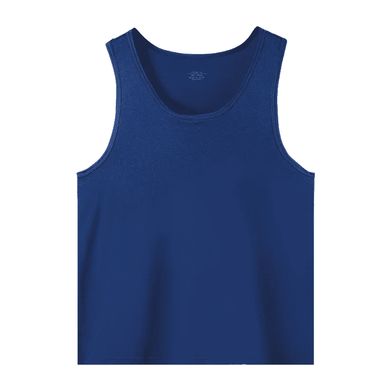 Men's pure cotton vest breathable slim youth sports foundation hurdle