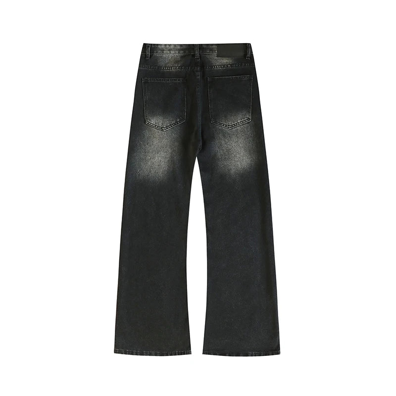 2025 New Autumn Street Men's Loose Micro-flared Pants Korean Style