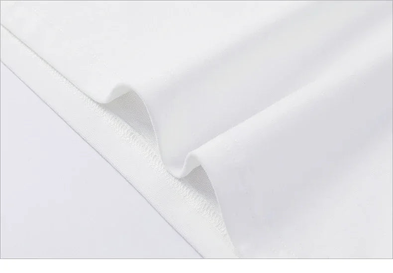 Trendy Brand Pure Cotton Short-sleeved T-shirt The Same Half-sleeved