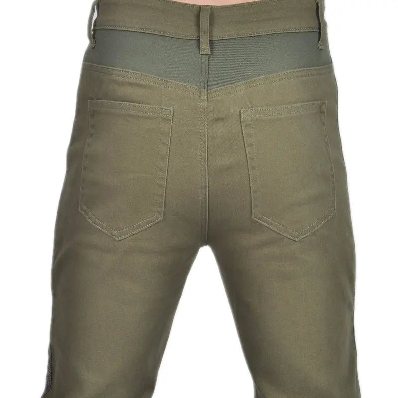 Summer Riding Motorcycle Pants Riding Jeans Breathable Stretchy Slim