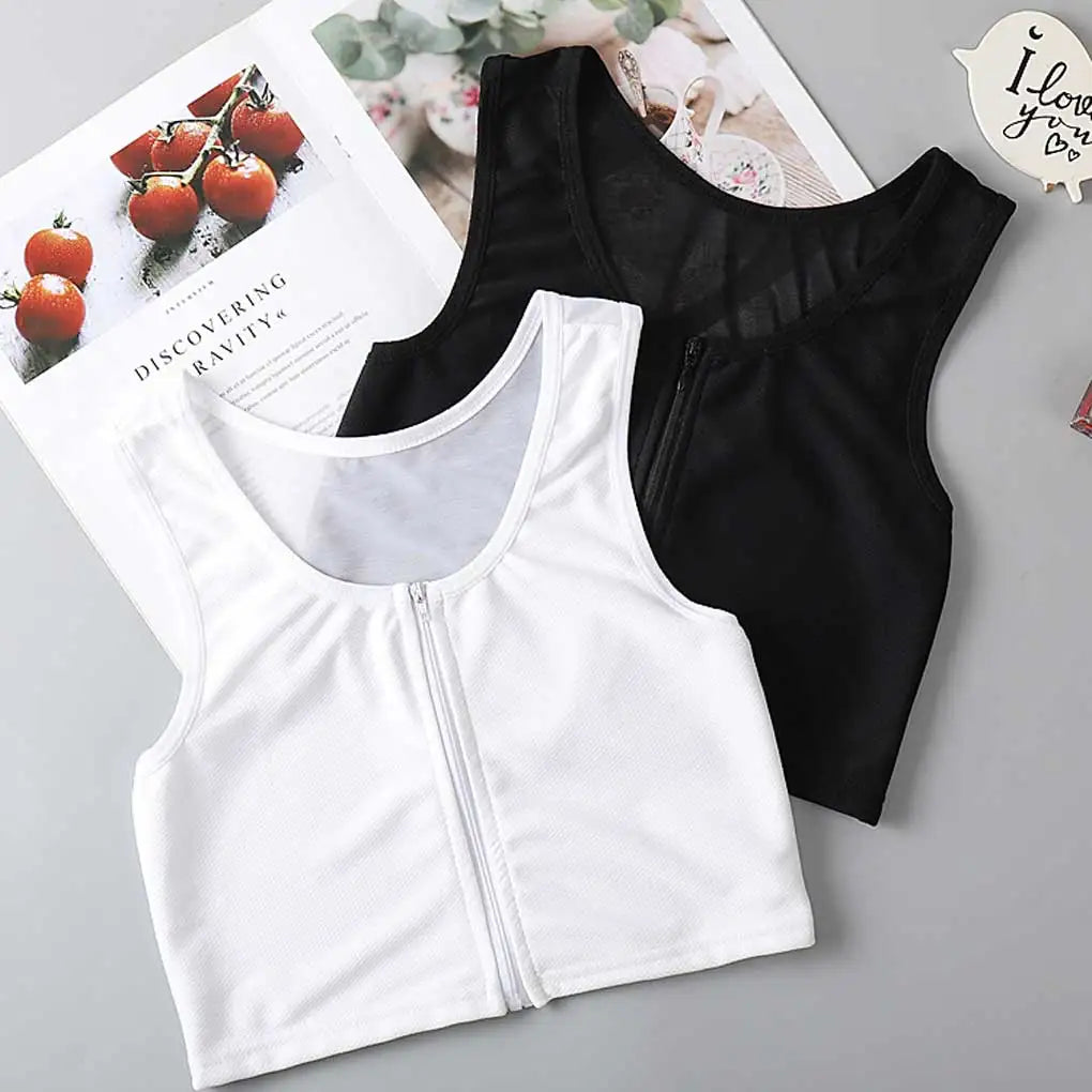 Tank Top Breast Shaper Vest Binder Trans Elastic Sports Underwear