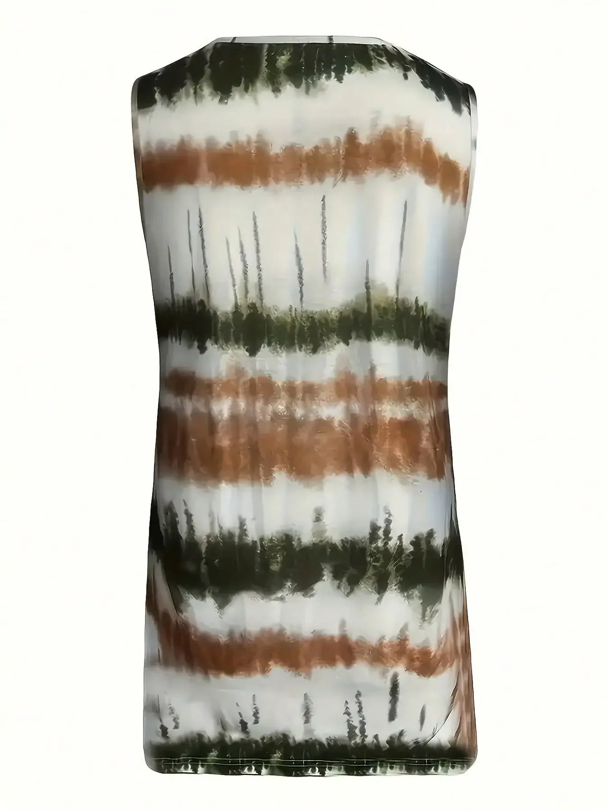 Plus Size 1XL-5XL New Women's Casual Colorblock Casual Sleeveless