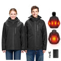 Heated Jacket for Men with 7.4V Battery, Soft Shell Electric Heating